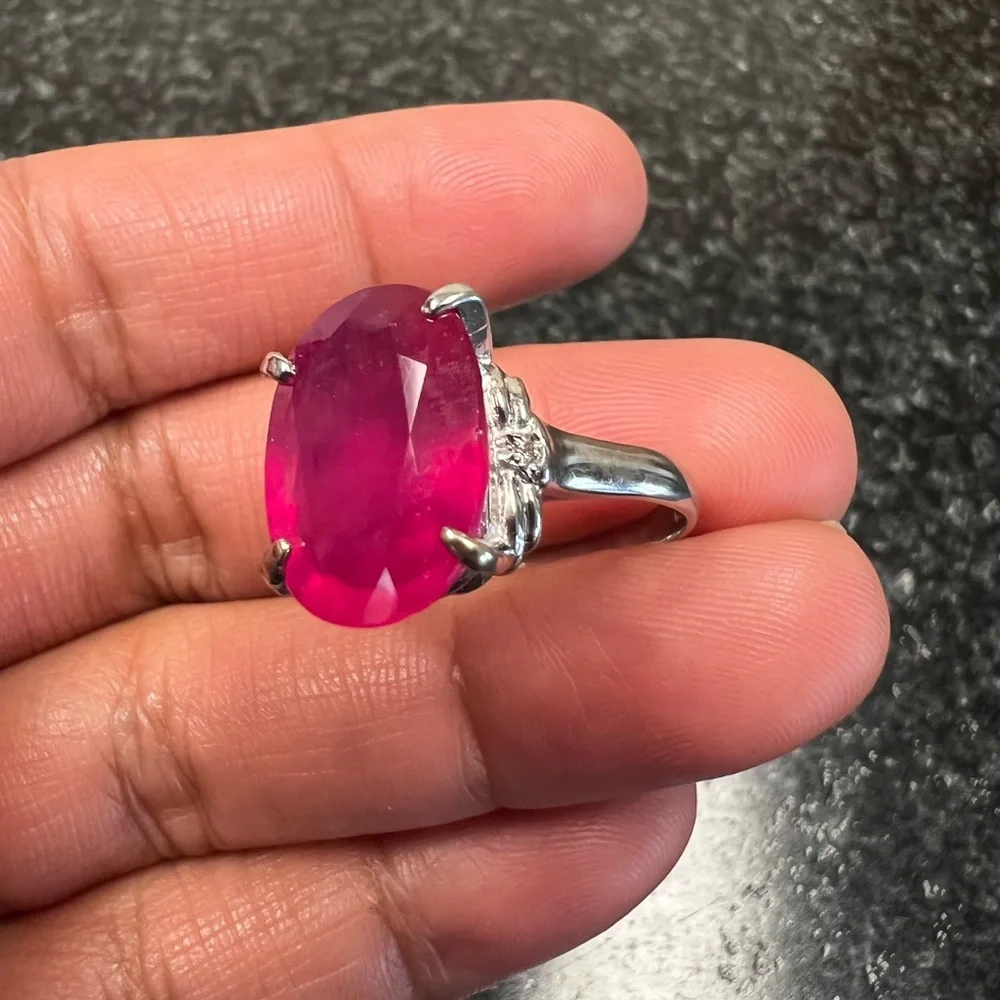 Natural ruby ring - Picture 11 of 12